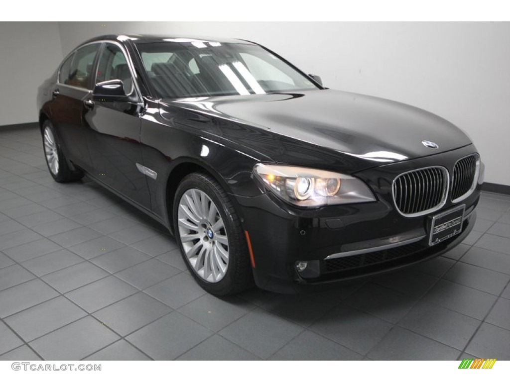 2010 7 Series 750i Sedan - Jet Black / Black Nappa Leather photo #1