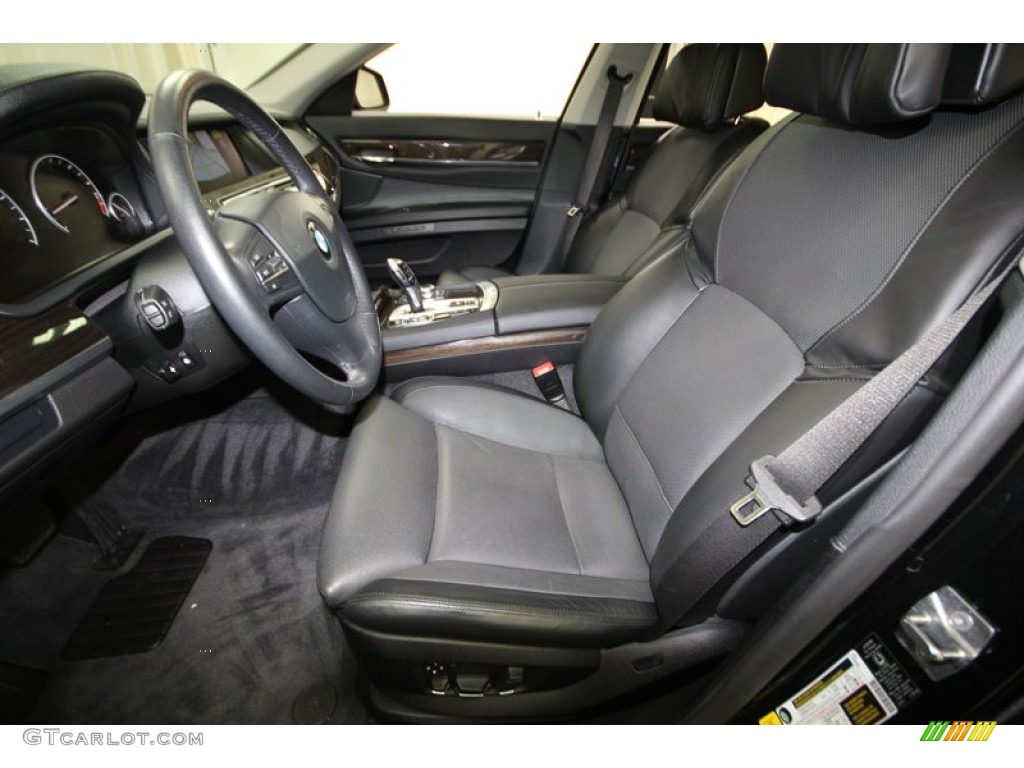 2010 BMW 7 Series 750i Sedan Front Seat Photo #77986661