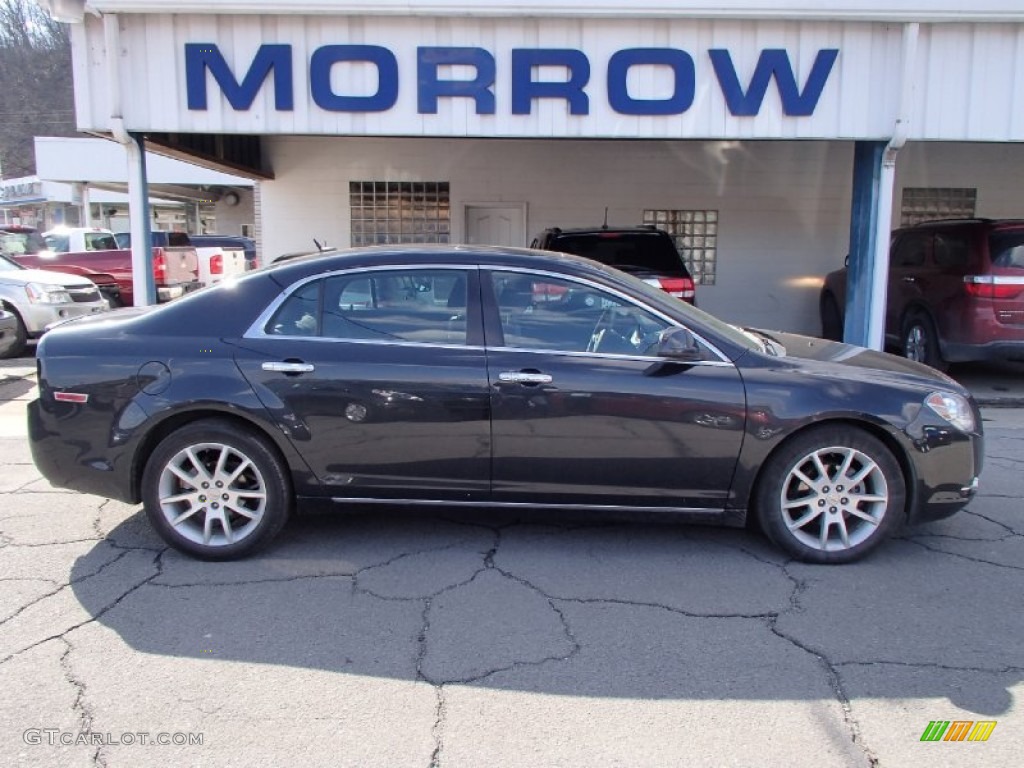 2011 Malibu LTZ - Black Granite Metallic / Ebony photo #1