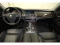 Black Nappa Leather Dashboard Photo for 2010 BMW 7 Series #77986685