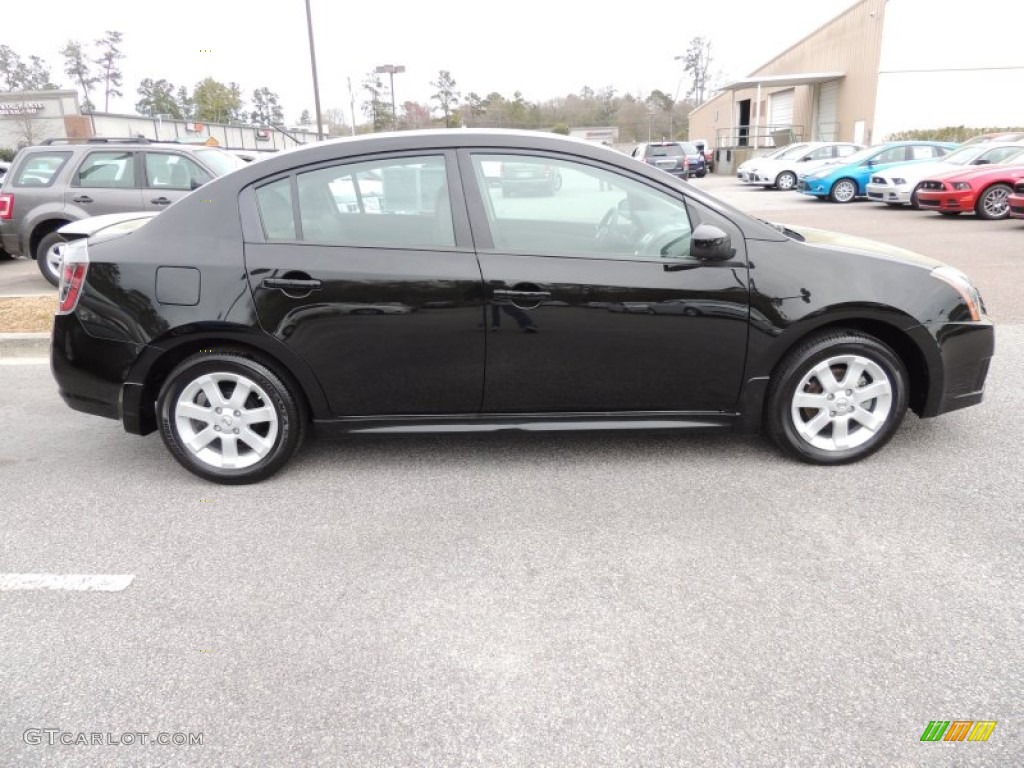 2012 Sentra 2.0 SR - Espresso Black / Charcoal photo #12