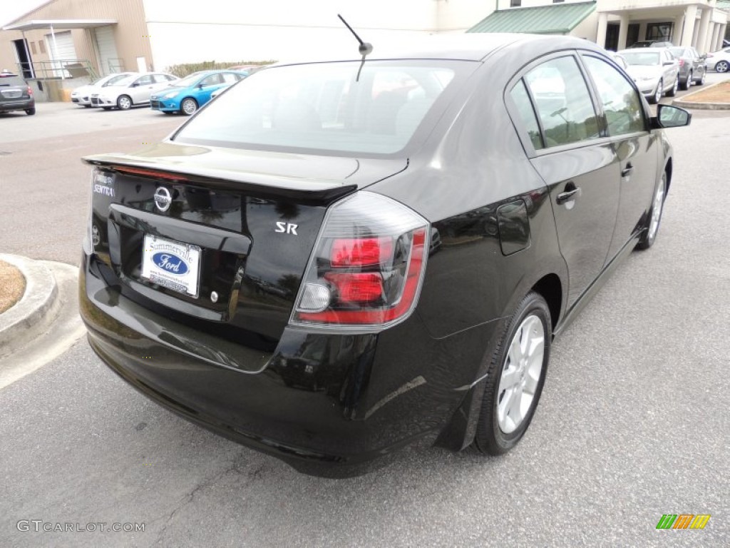2012 Sentra 2.0 SR - Espresso Black / Charcoal photo #13