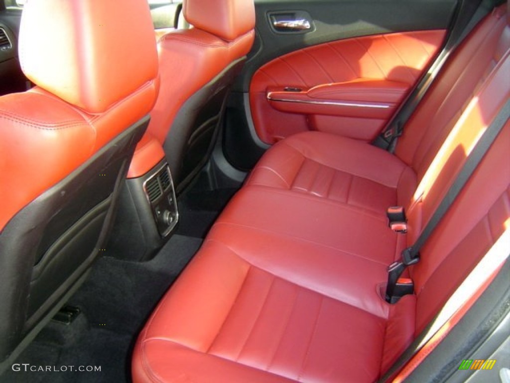Black/Red Interior 2012 Dodge Charger R/T Max Photo #77987294