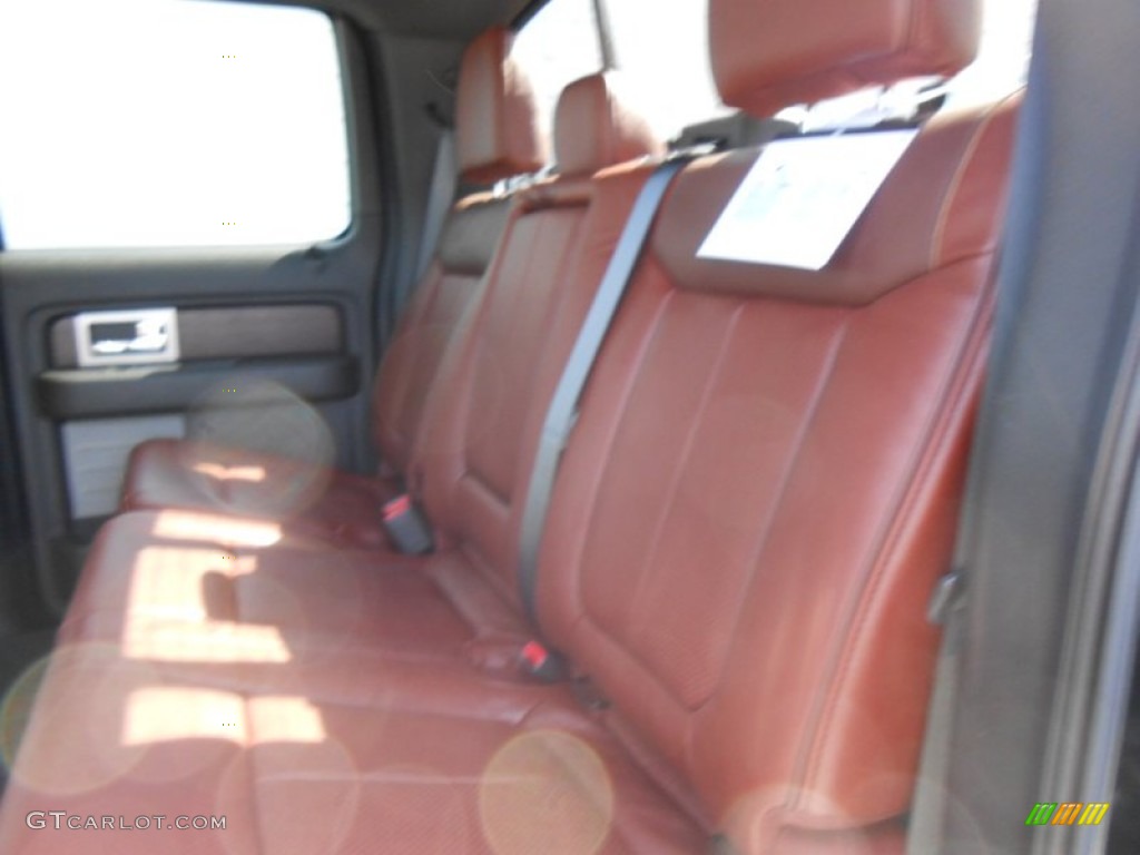 2013 Ford F150 King Ranch SuperCrew Rear Seat Photo #77988080