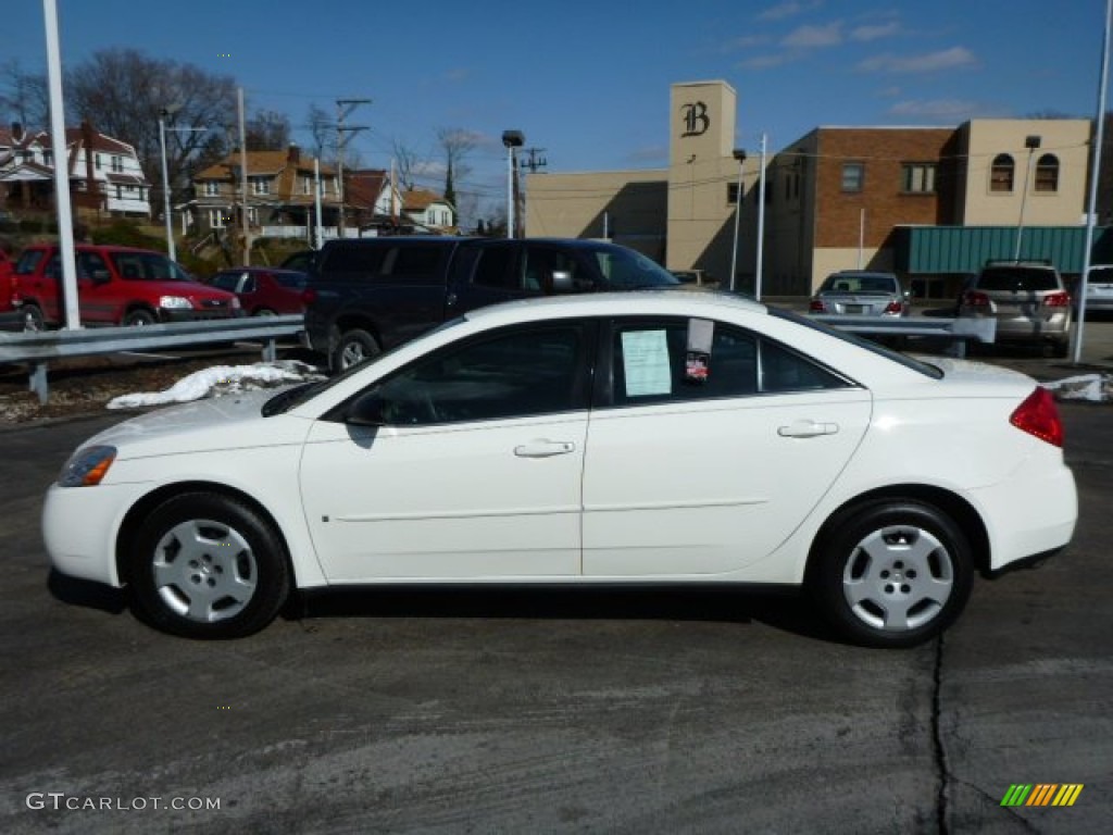 Ivory White 2007 Pontiac G6 Sedan Exterior Photo #77988360