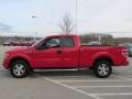 2010 Vermillion Red Ford F150 STX SuperCab 4x4  photo #7