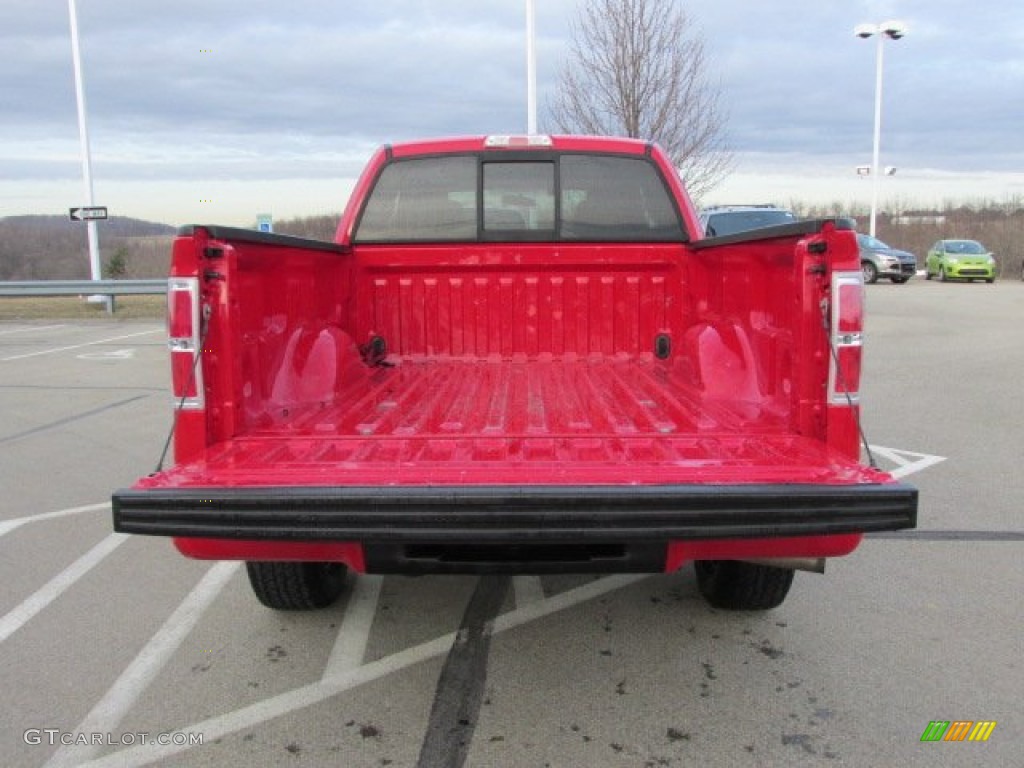 2010 F150 STX SuperCab 4x4 - Vermillion Red / Medium Stone photo #11