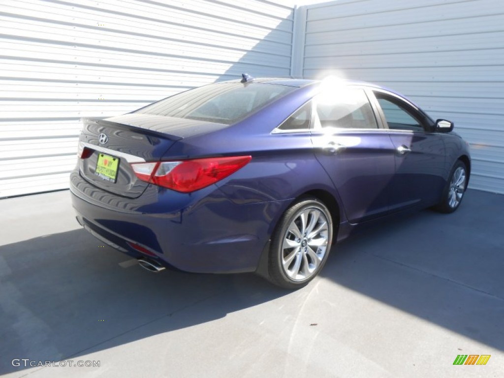 2013 Sonata SE - Indigo Night Blue / Gray photo #6