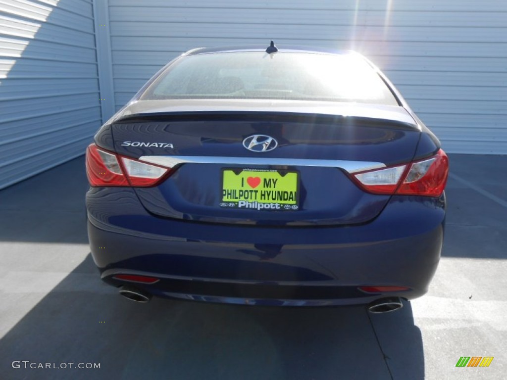 2013 Sonata SE - Indigo Night Blue / Gray photo #7