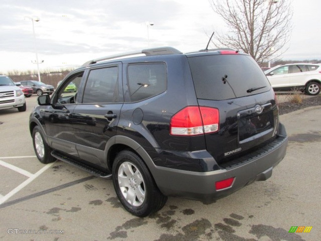 Midnite Blue 2009 Kia Borrego EX V6 4x4 Exterior Photo #77990454
