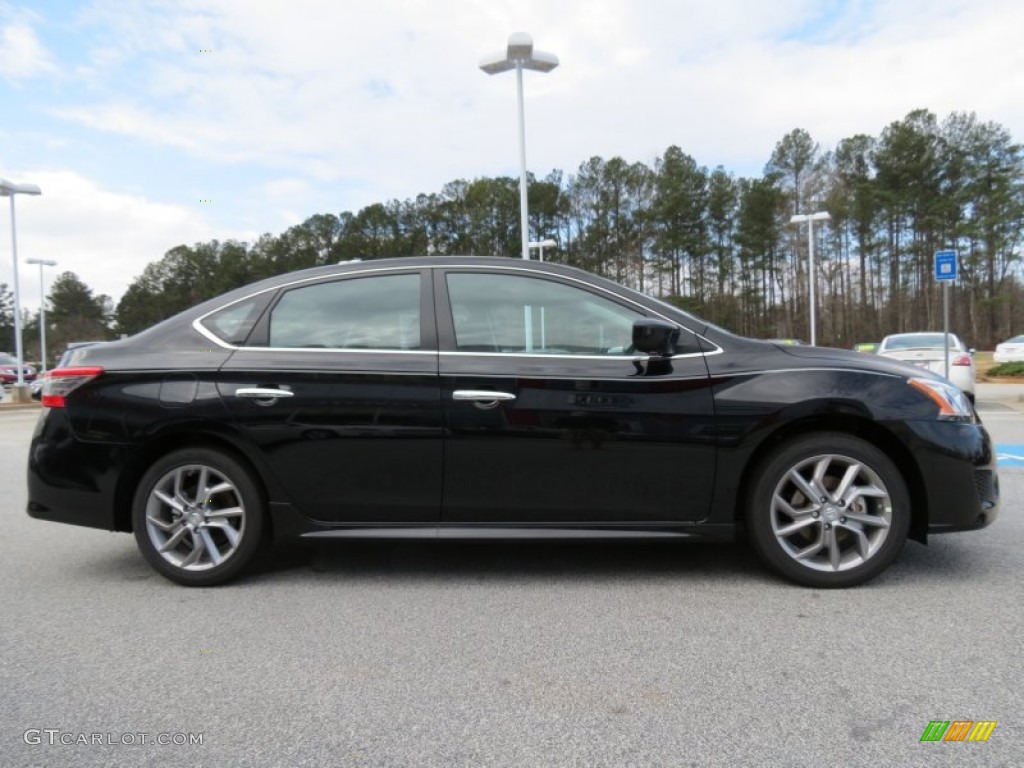 Super Black 2013 Nissan Sentra SR Exterior Photo #77990516