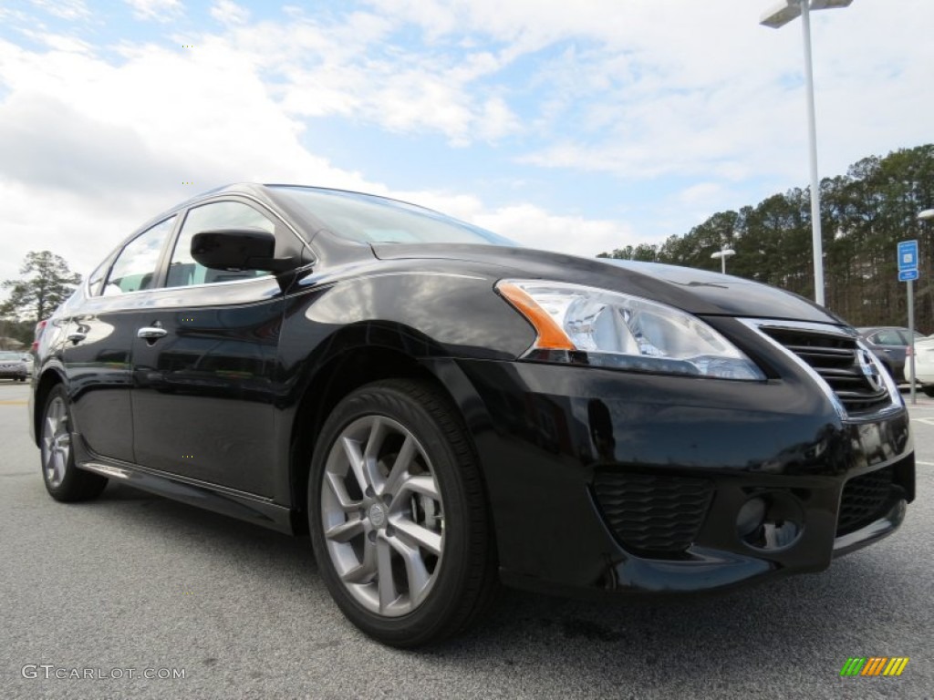 Super Black 2013 Nissan Sentra SR Exterior Photo #77990537