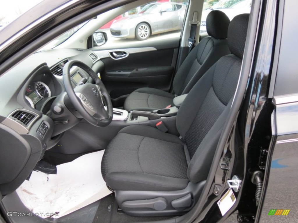 Charcoal Interior 2013 Nissan Sentra SR Photo #77990609