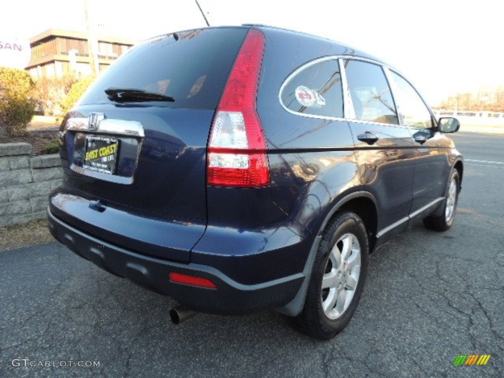 2007 CR-V EX-L 4WD - Royal Blue Pearl / Black photo #4