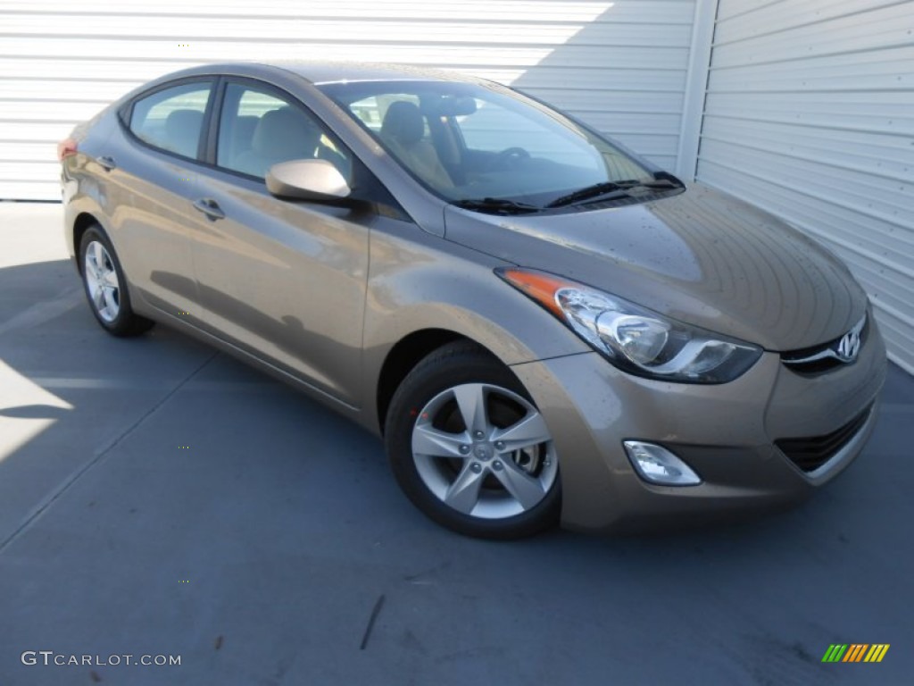 2013 Elantra GLS - Desert Bronze / Beige photo #1