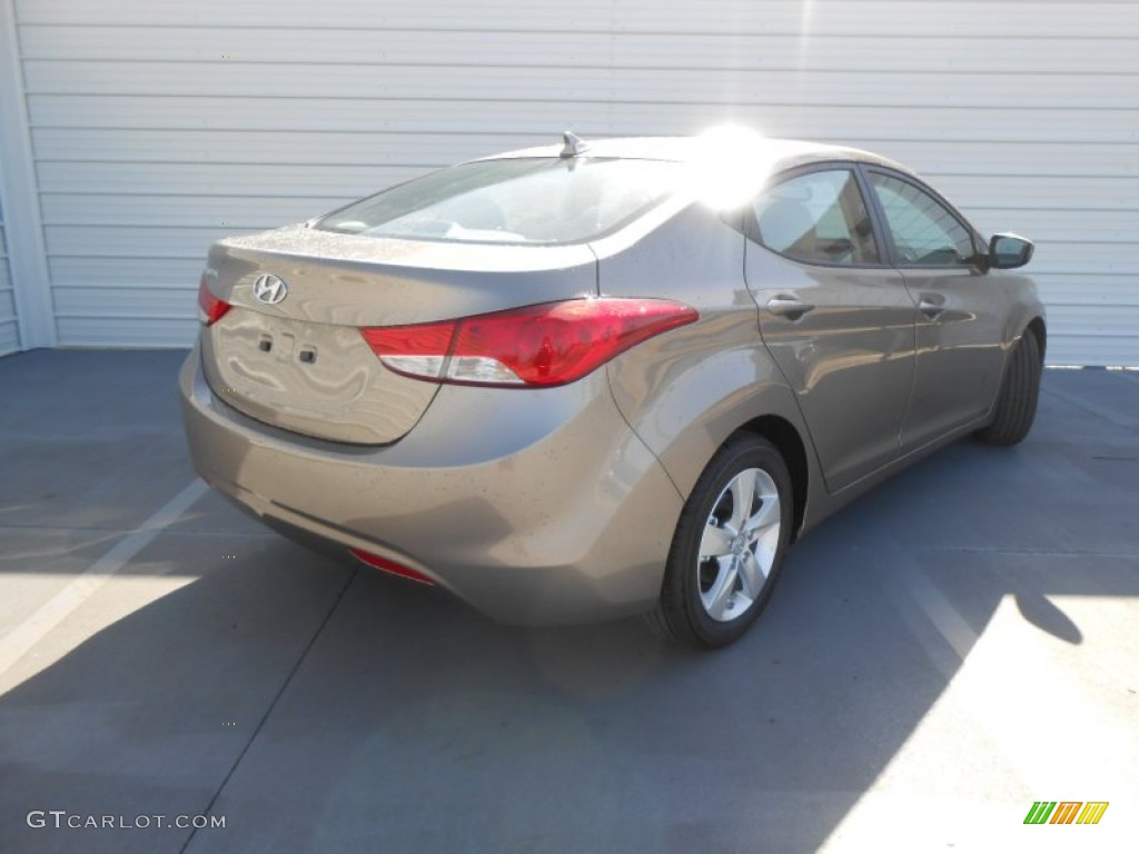2013 Elantra GLS - Desert Bronze / Beige photo #3