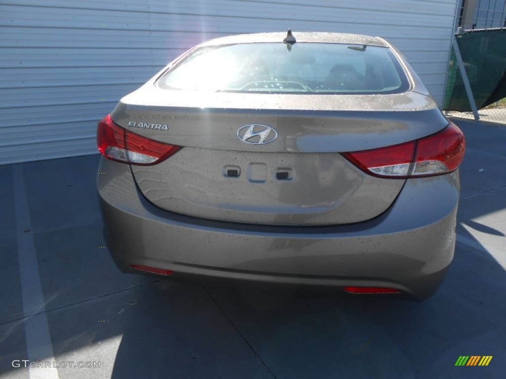 2013 Elantra GLS - Desert Bronze / Beige photo #4