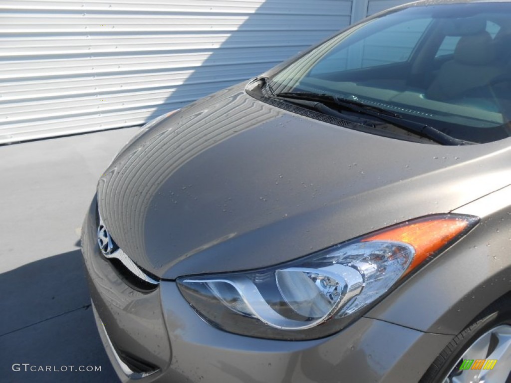 2013 Elantra GLS - Desert Bronze / Beige photo #10