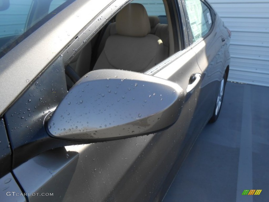 2013 Elantra GLS - Desert Bronze / Beige photo #12