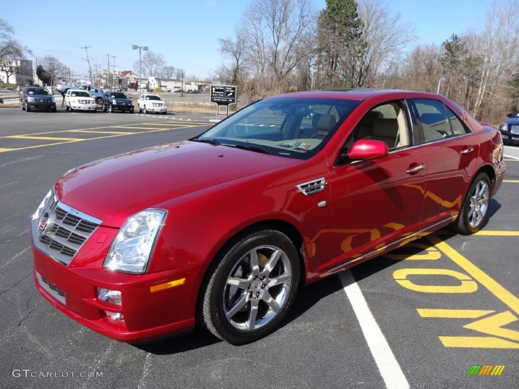 Crystal Red 2008 Cadillac STS V6 Exterior Photo #77992037