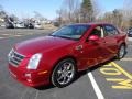 Crystal Red 2008 Cadillac STS V6 Exterior