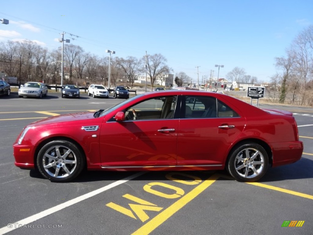 Crystal Red 2008 Cadillac STS V6 Exterior Photo #77992167