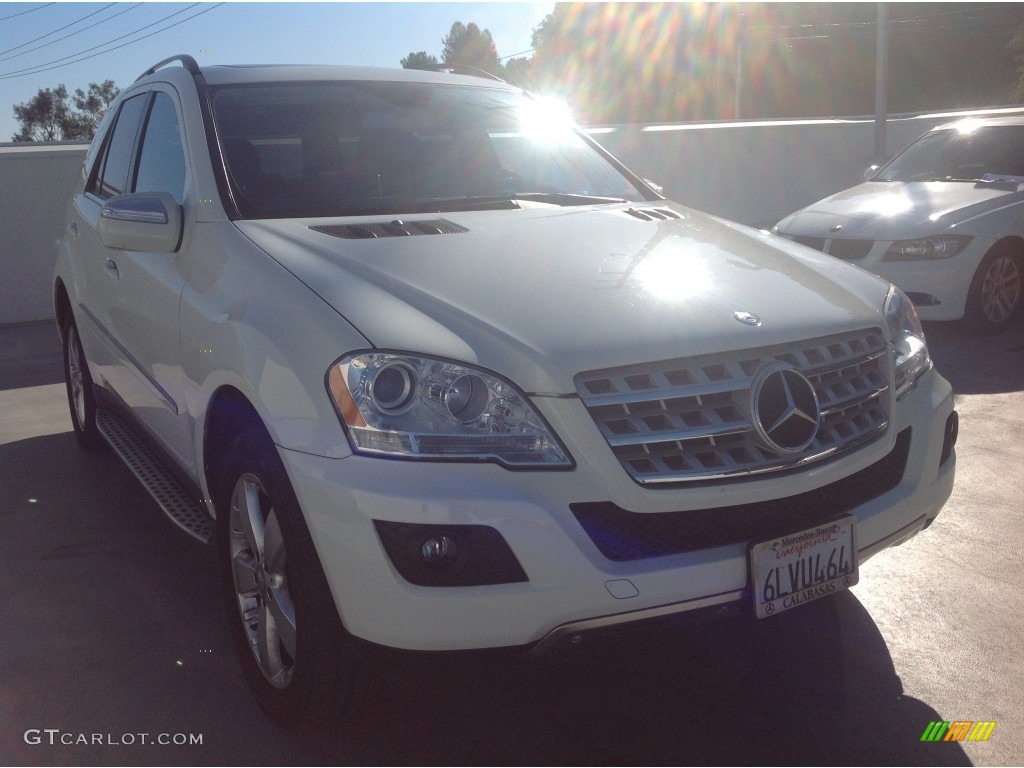 2010 ML 350 - Arctic White / Black photo #1