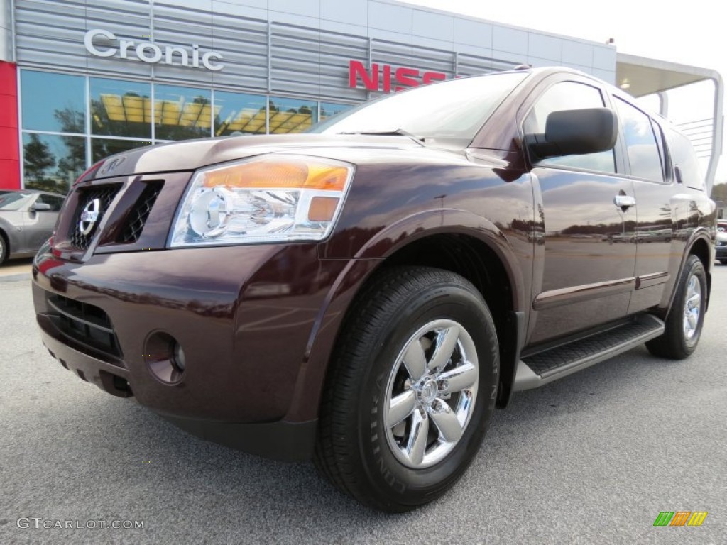 Midnight Garnet Nissan Armada