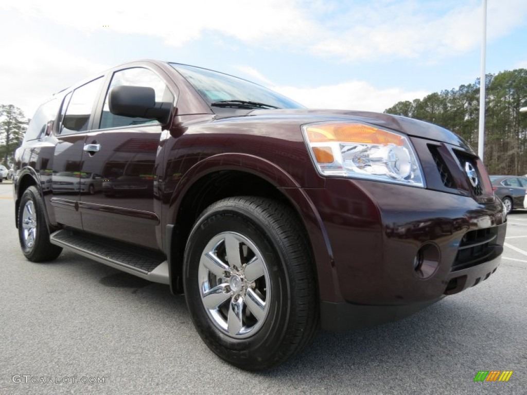 2013 Armada SV - Midnight Garnet / Charcoal photo #7