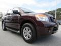 2013 Midnight Garnet Nissan Armada SV  photo #7