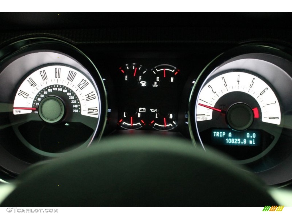 2011 Ford Mustang GT Premium Coupe Gauges Photo #77992955