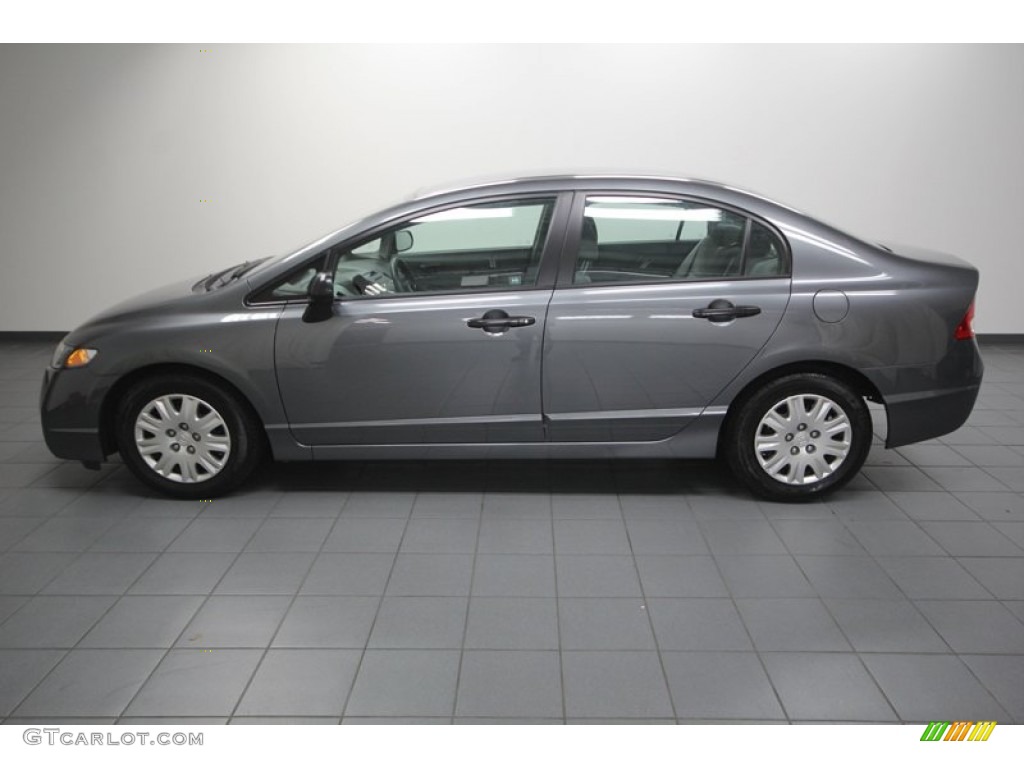 Polished Metal Metallic 2010 Honda Civic DX-VP Sedan Exterior Photo #77992967