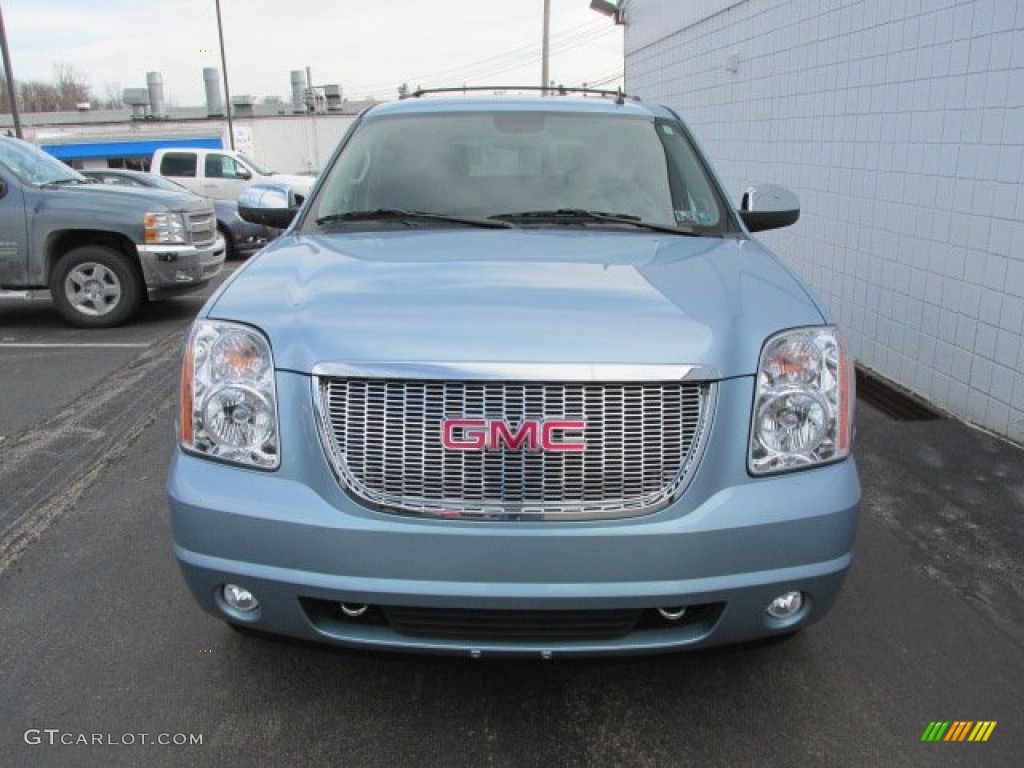 2011 Yukon SLT 4x4 - Ice Blue Metallic / Ebony photo #5