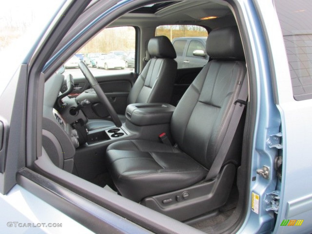 Ebony Interior 2011 GMC Yukon SLT 4x4 Photo #77993168