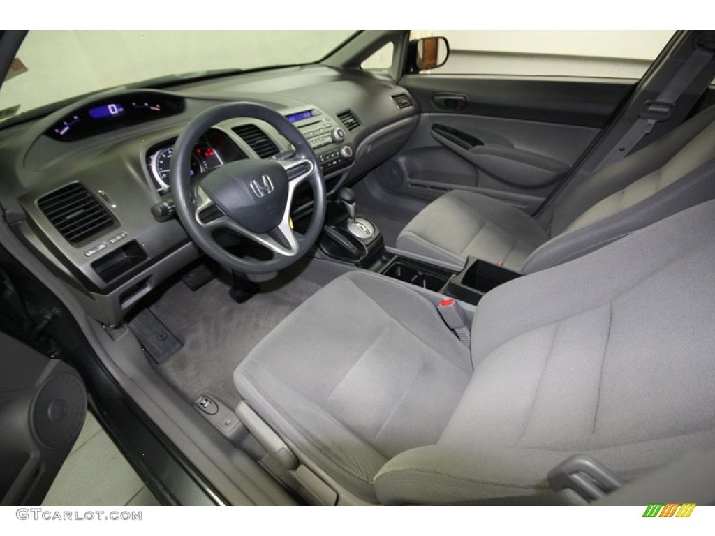 Gray Interior 2010 Honda Civic DX-VP Sedan Photo #77993207
