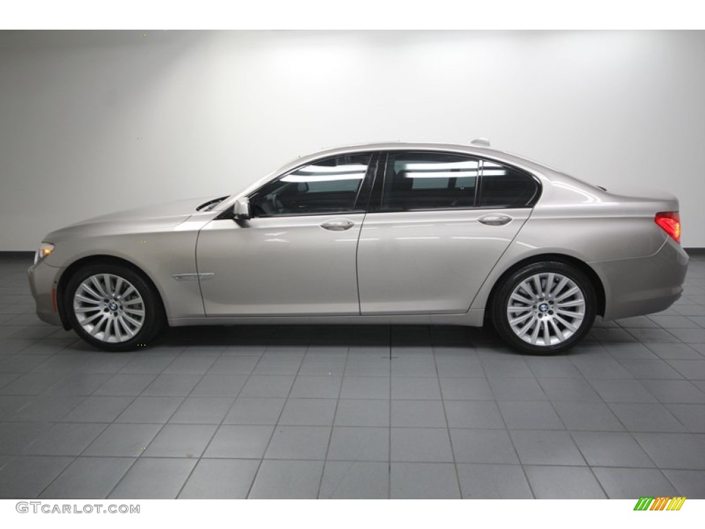 Cashmere Silver Metallic 2009 BMW 7 Series 750i Sedan Exterior Photo #77993716