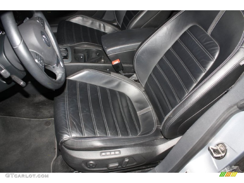 Black Interior 2010 Volkswagen CC VR6 Sport Photo #77994120