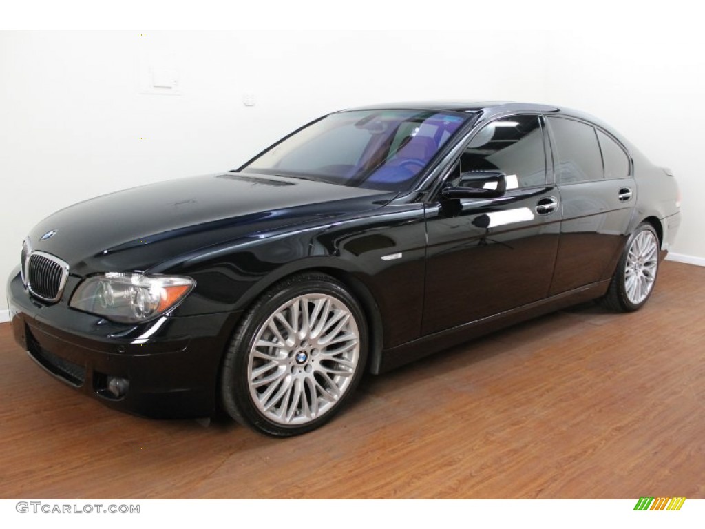 Jet Black 2007 BMW 7 Series 750i Sedan Exterior Photo #77994179