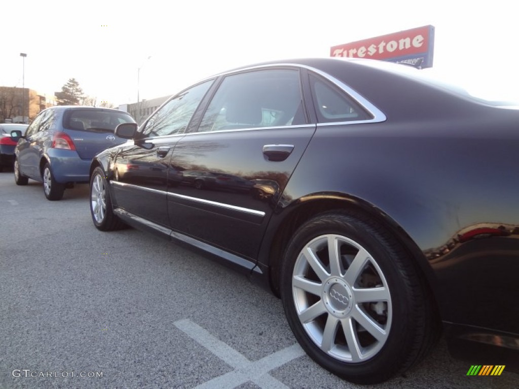 2005 A8 L 4.2 quattro - Brilliant Black / Black photo #18