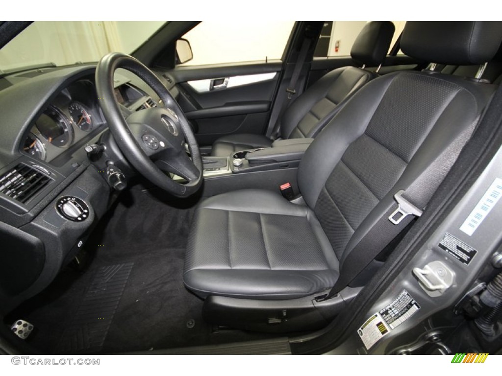 Black Interior 2008 Mercedes-Benz C 300 Sport Photo #77994766