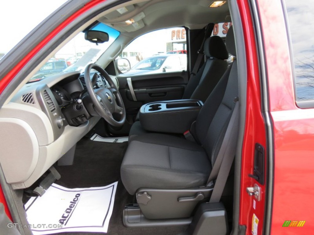 2011 Silverado 1500 LS Extended Cab - Victory Red / Dark Titanium photo #10