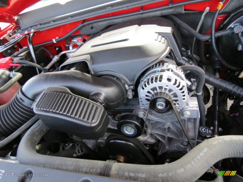 2011 Silverado 1500 LS Extended Cab - Victory Red / Dark Titanium photo #13