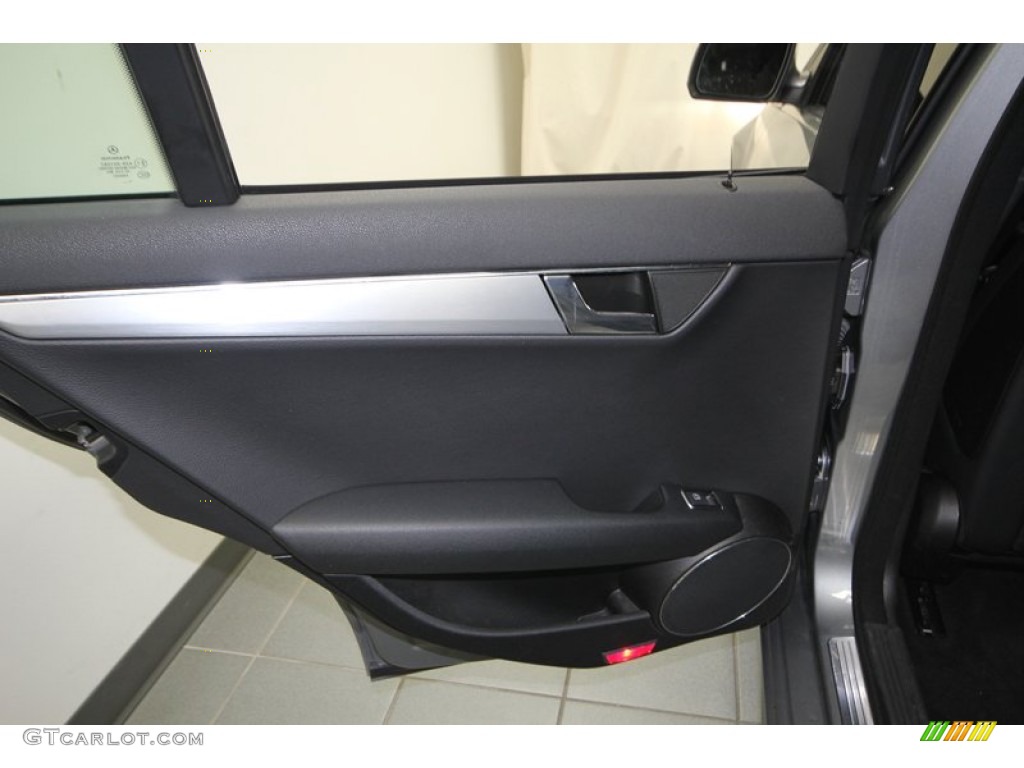 2008 Mercedes-Benz C 300 Sport Black Door Panel Photo #77995250