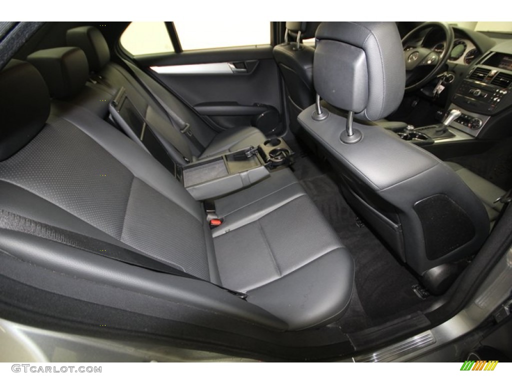 Black Interior 2008 Mercedes-Benz C 300 Sport Photo #77995363