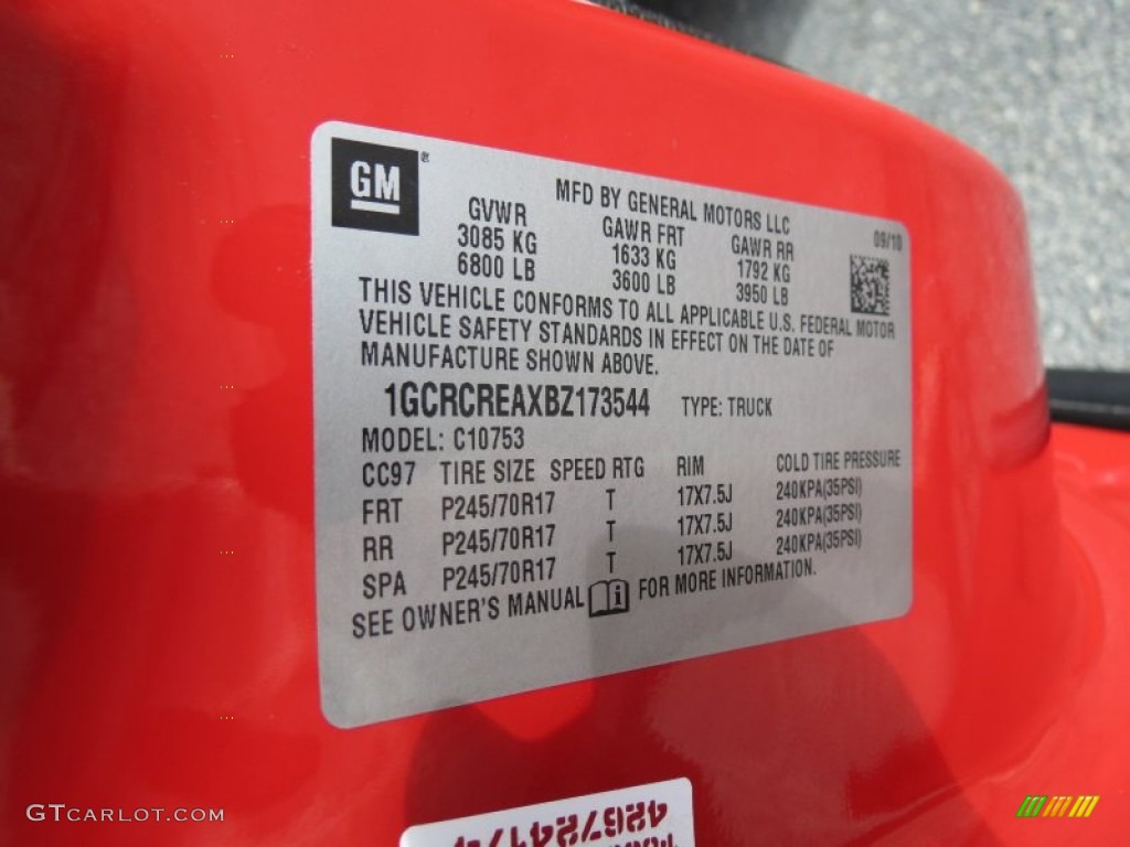 2011 Silverado 1500 LS Extended Cab - Victory Red / Dark Titanium photo #23