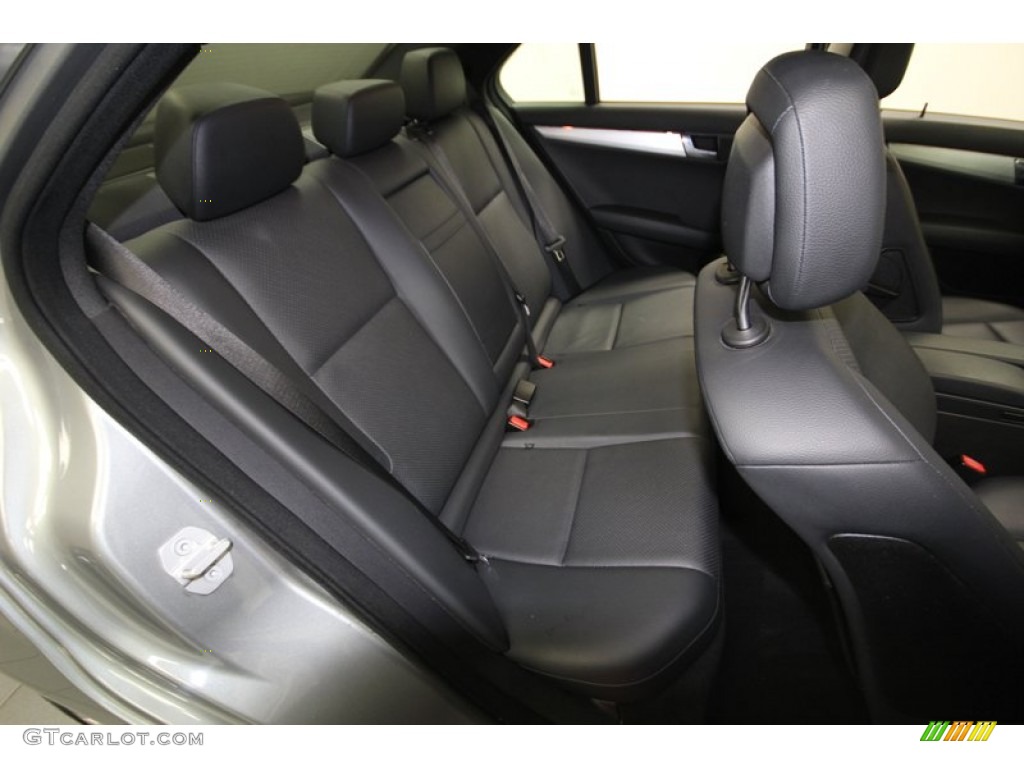 Black Interior 2008 Mercedes-Benz C 300 Sport Photo #77995402