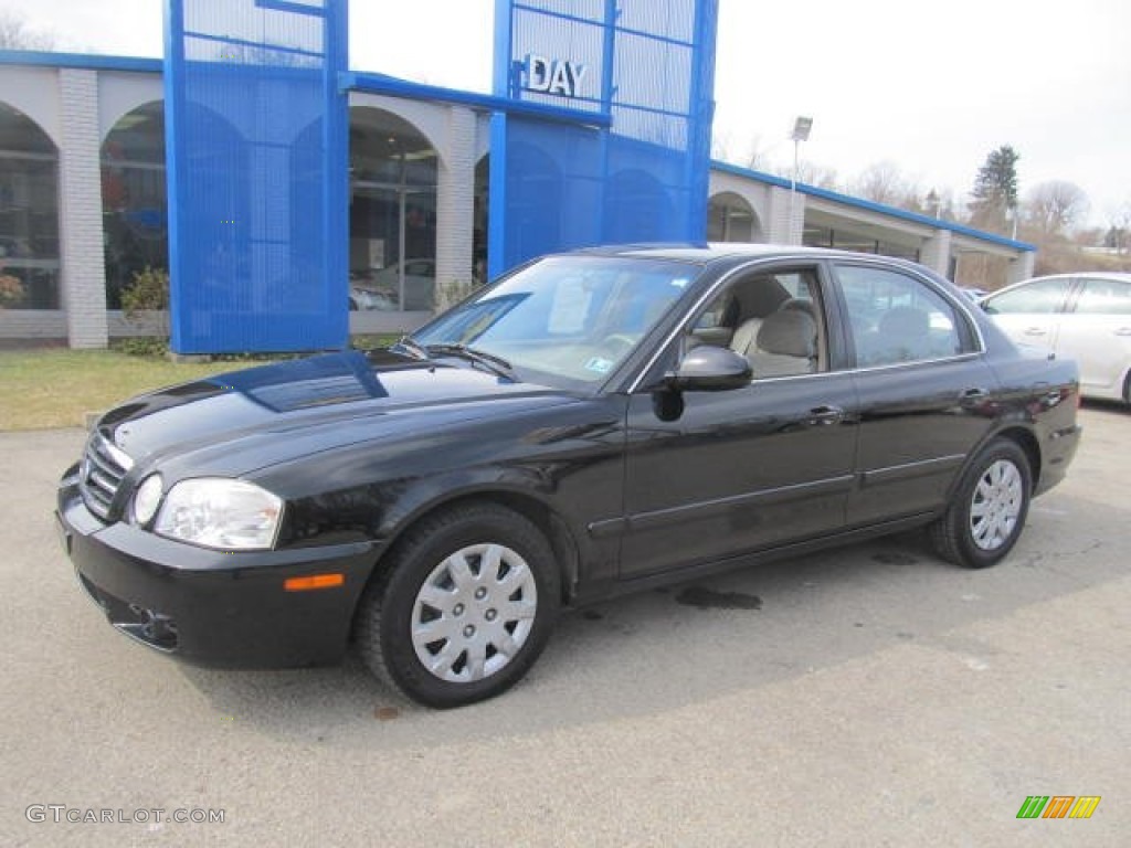 2005 Optima LX - Black / Gray photo #1