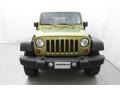 2010 Rescue Green Metallic Jeep Wrangler Unlimited Rubicon 4x4  photo #2