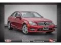 2013 Mars Red Mercedes-Benz C 250 Sport  photo #1