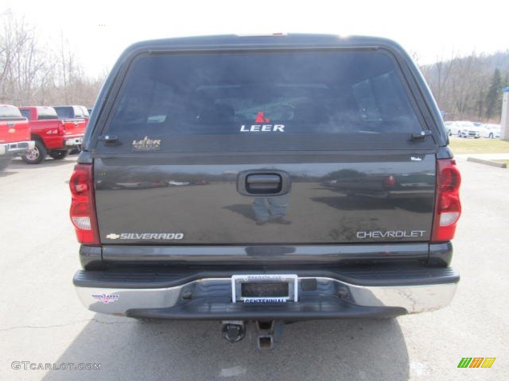 2003 Silverado 1500 Z71 Extended Cab 4x4 - Dark Gray Metallic / Dark Charcoal photo #5